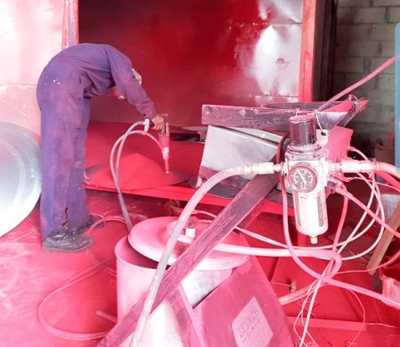 Pintura electrostatica